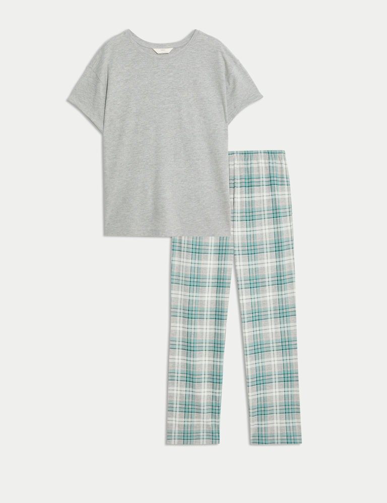 Cotton Rich Printed Pyjama Set