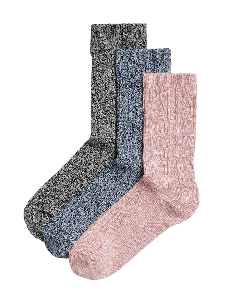 3pk Sumptuously Soft™ Thermal Socks