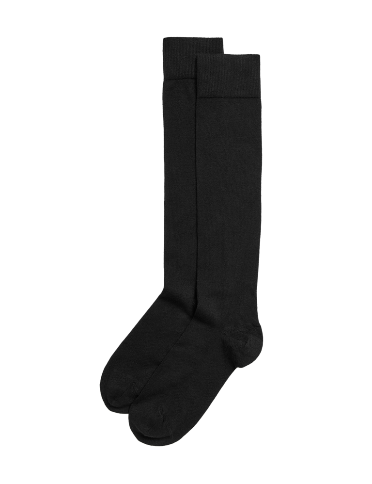 2pk Soft Knee High Socks