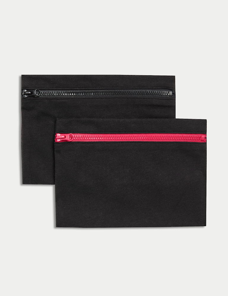 2pk Cotton Rich Period Travel Bags