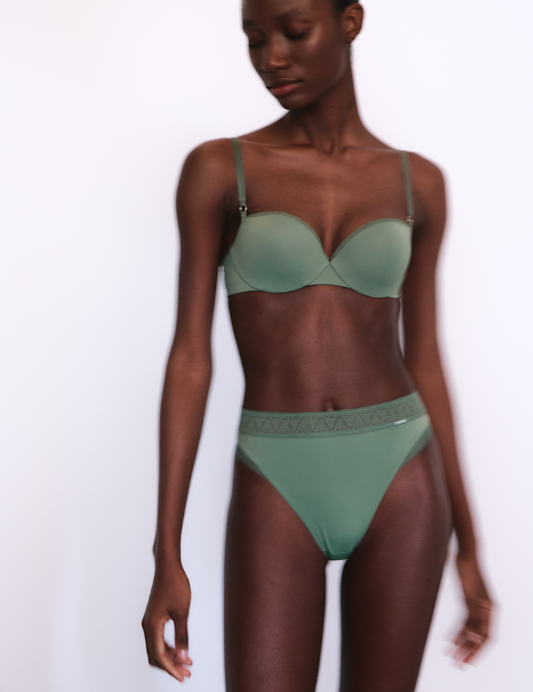 Boston Microfibre No VPL High Leg Knickers