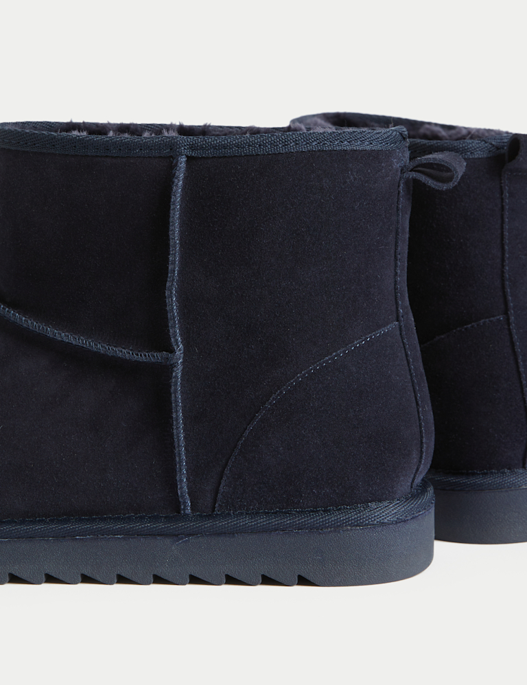 Suede Slipper Boots with Freshfeet™