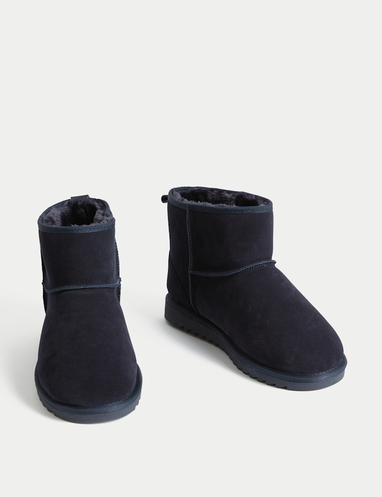 Suede Slipper Boots with Freshfeet™