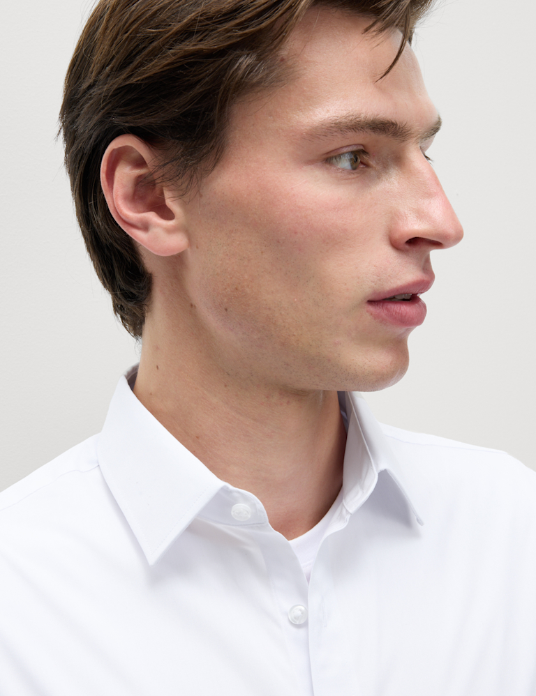 3pk Slim Fit Easy Iron Long Sleeve Shirts