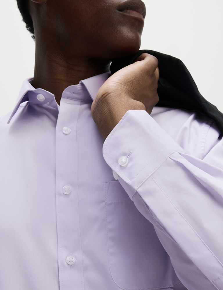 3pk Regular Fit Easy Iron Long Sleeve Shirts