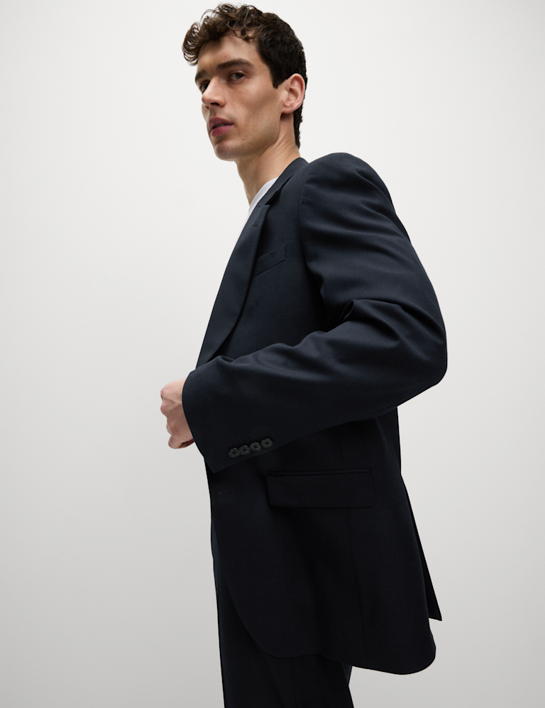 Relaxed Fit Stretch Suit Jacket