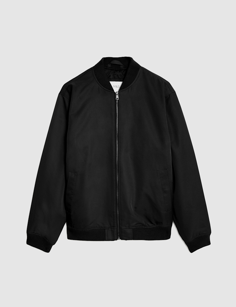Satin Bomber Jacket