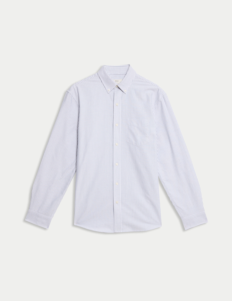 The Ultimate Pure Cotton Striped Oxford Shirt