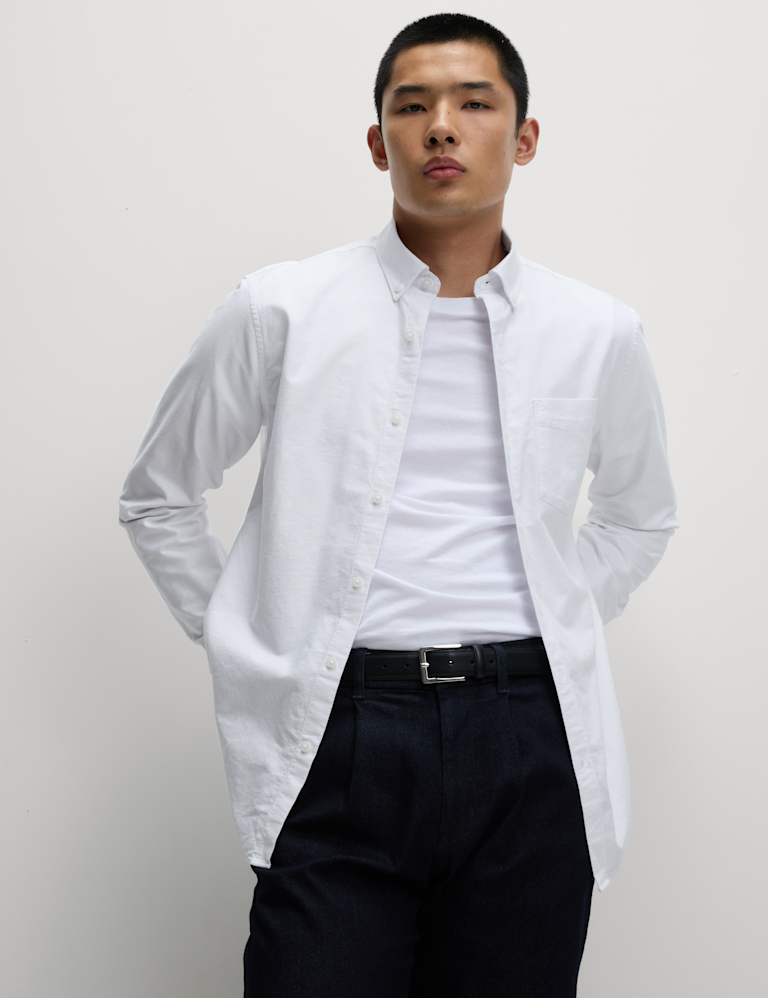 The Ultimate 2pk Regular Fit Pure Cotton Oxford Shirts