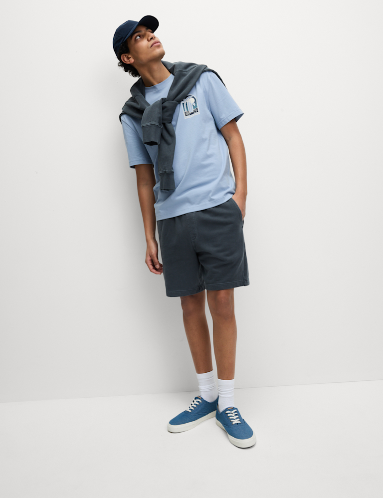 Pure Cotton Surfboard Graphic T-Shirt