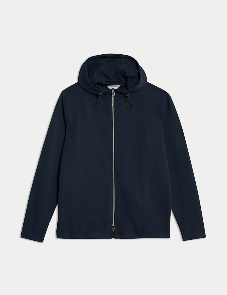 Cotton Rich Zip Up Hoodie