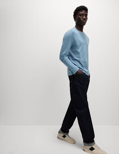 Pure Cotton Long Sleeve T-Shirt