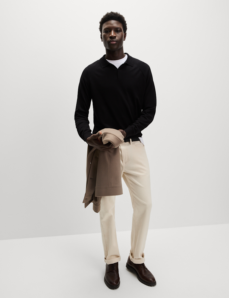 Cotton Rich Knitted Polo Shirt