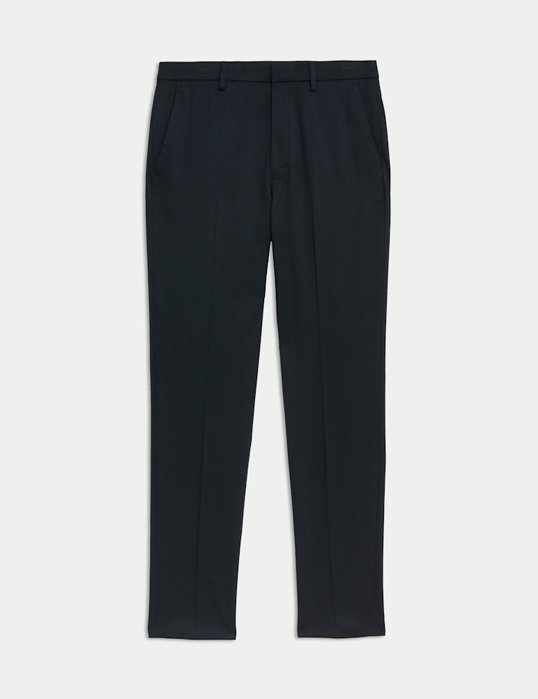 Slim Fit Stretch Smart Trousers