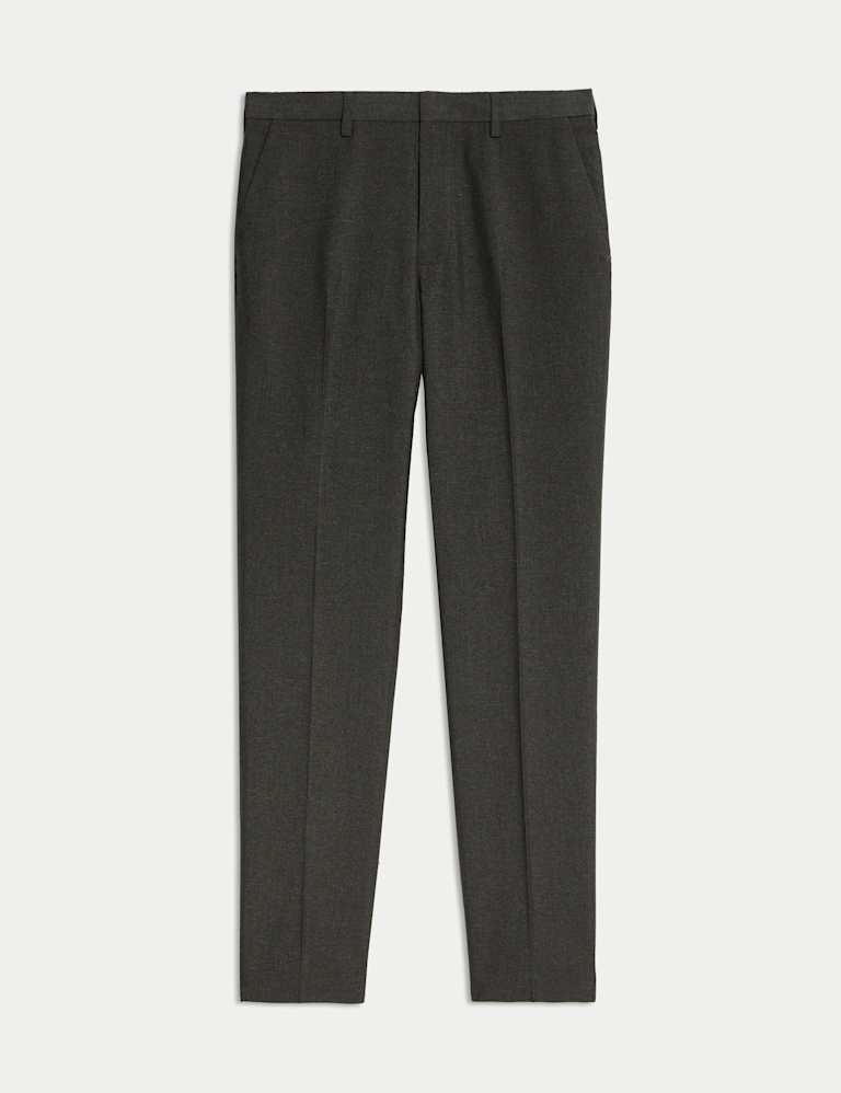 Slim Fit Single Pleat Trousers