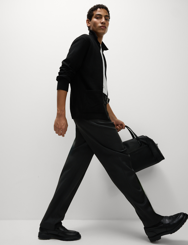 Loose Fit Stretch Trousers