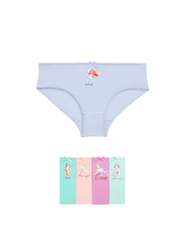 5pk Disney Princess Knickers (2-8 Yrs)