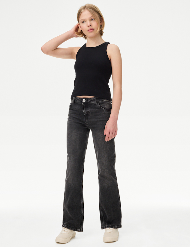 Regular Fit Denim Flared Jeans (6-16 Yrs)