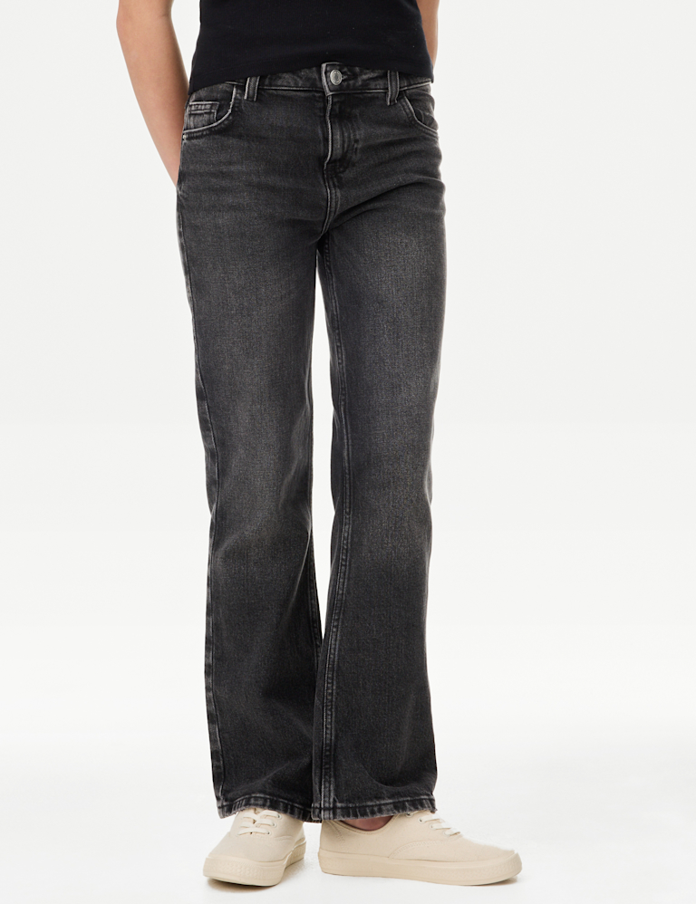 Regular Fit Denim Flared Jeans (6-16 Yrs)