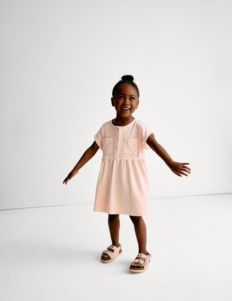 Cotton Rich Jersey Dress (2-8 Yrs)