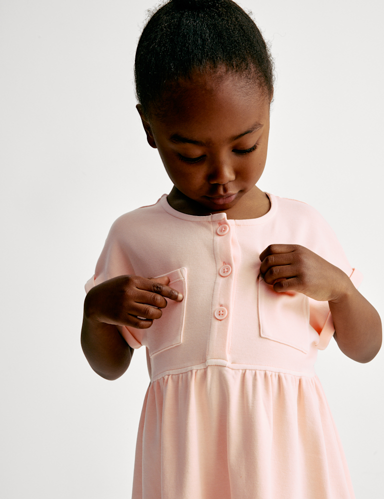 Cotton Rich Jersey Dress (2-8 Yrs)