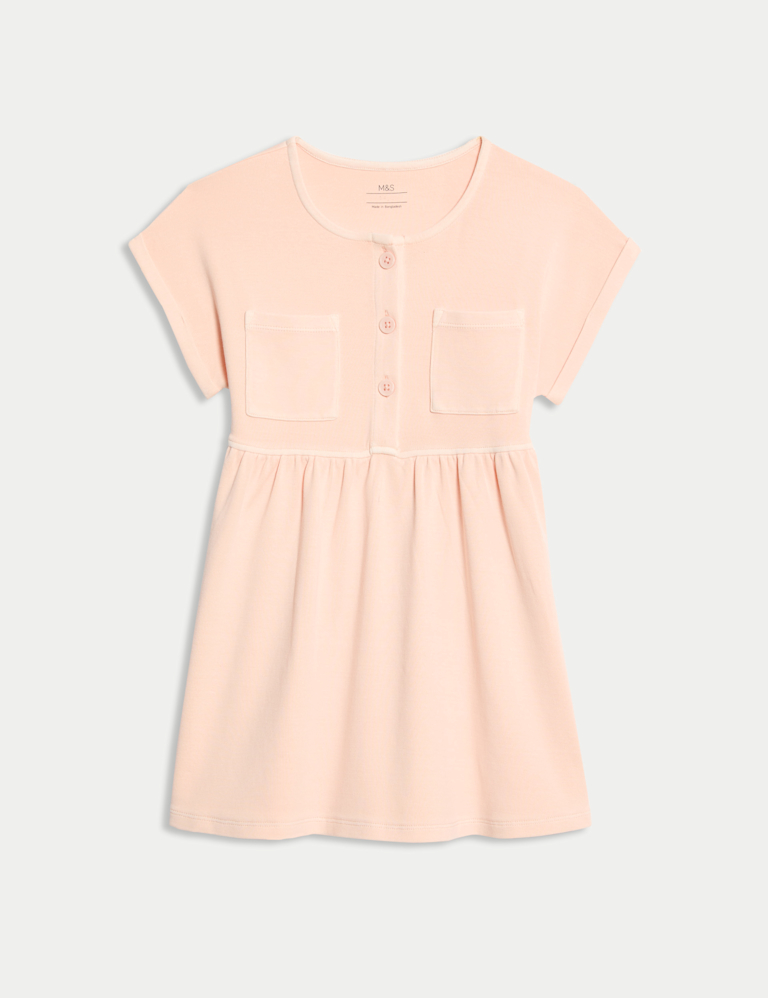 Cotton Rich Jersey Dress (2-8 Yrs)