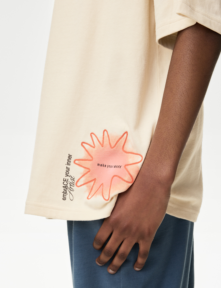 Pure Cotton Graphic T-Shirt (2-16 Yrs)