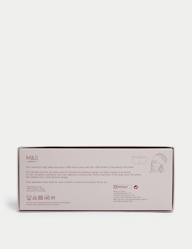 Ultimate Comfort Pure Mulberry Silk Eye Mask