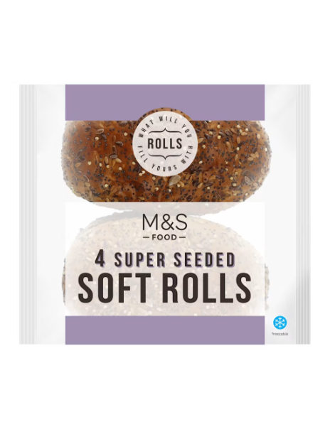 4 Super Seeded Deli Rolls