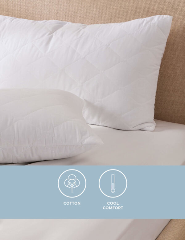 2pk Comfortably Cool Pillow Protectors