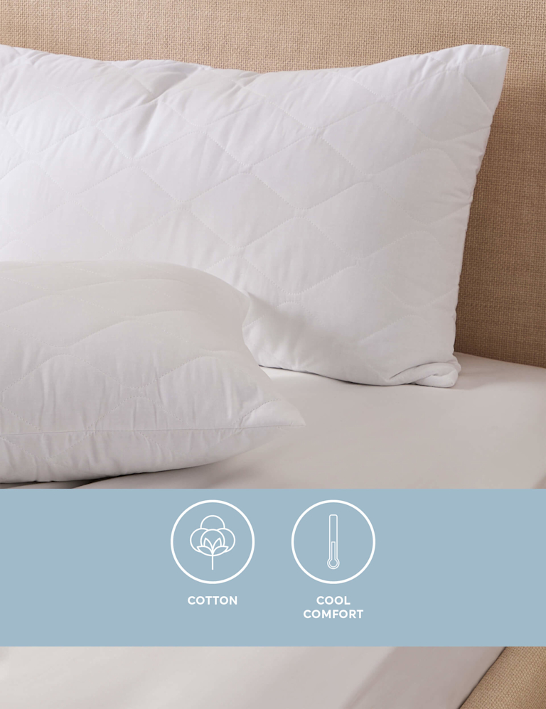 2pk Comfortably Cool Pillow Protectors