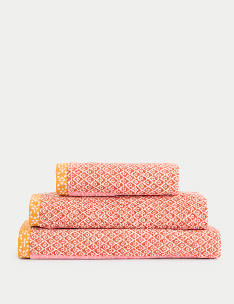 Pure Cotton Tile Towel