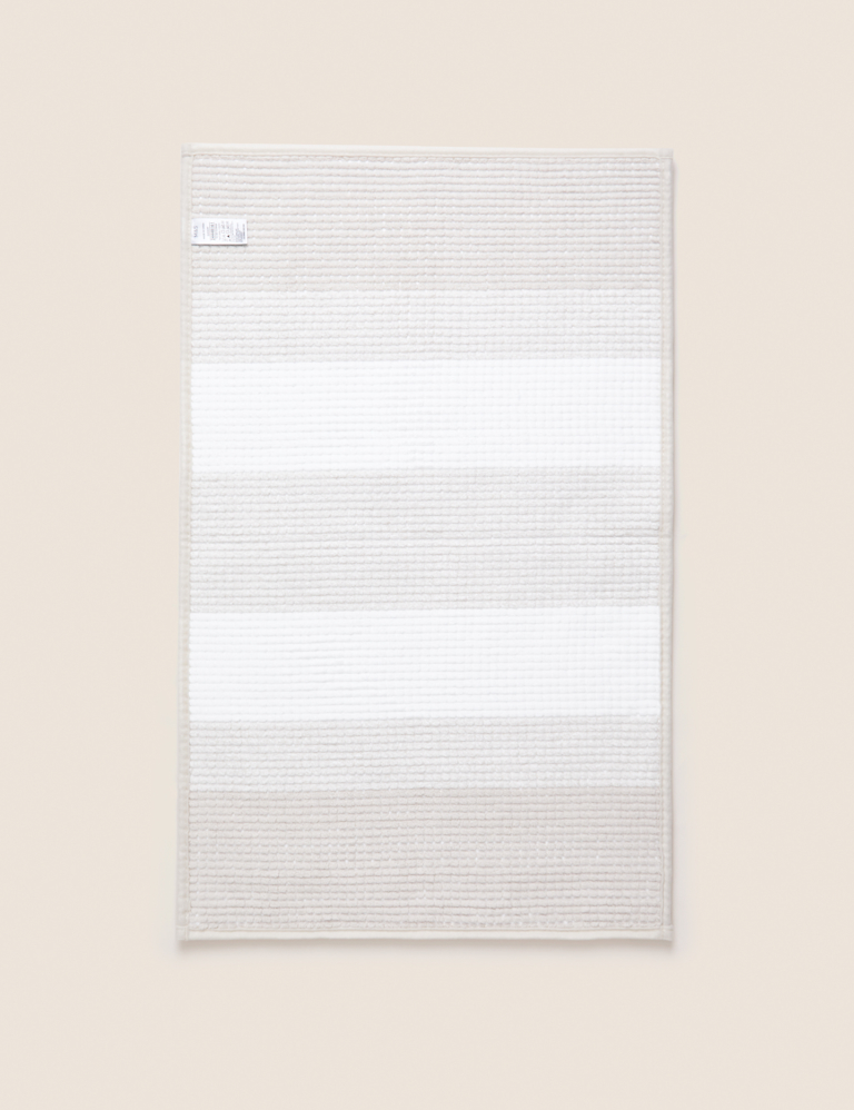 Bobble Striped Bath Mat