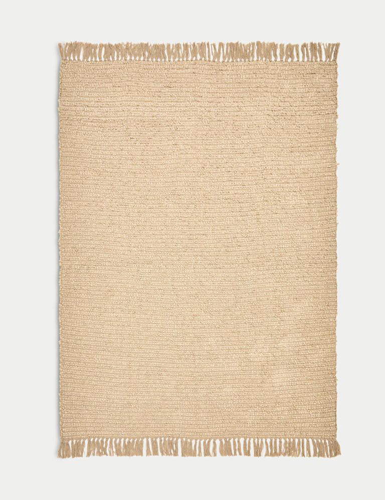 Pure Cotton Bouclé Throw