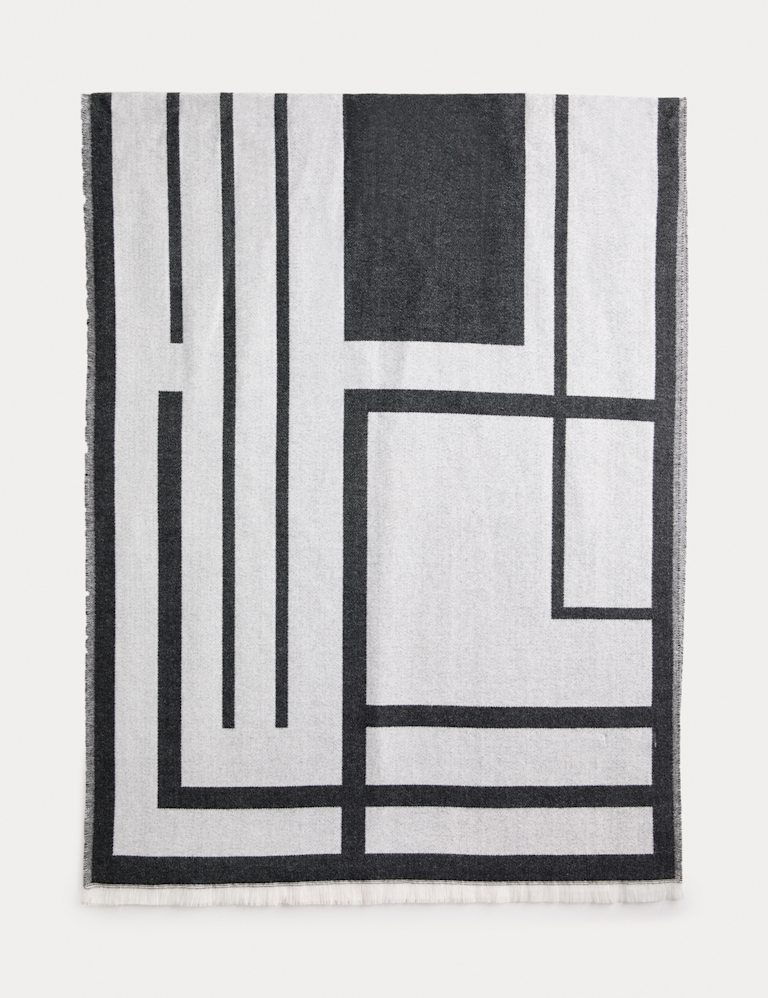 Geometric Woven Scarf