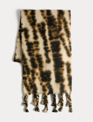 Printed Brushed Scarf