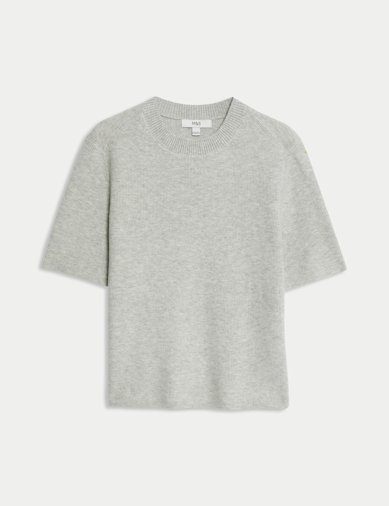 Air-Yarn Crew Neck Knitted Top Air-Yarn Crew Neck Knitted Top