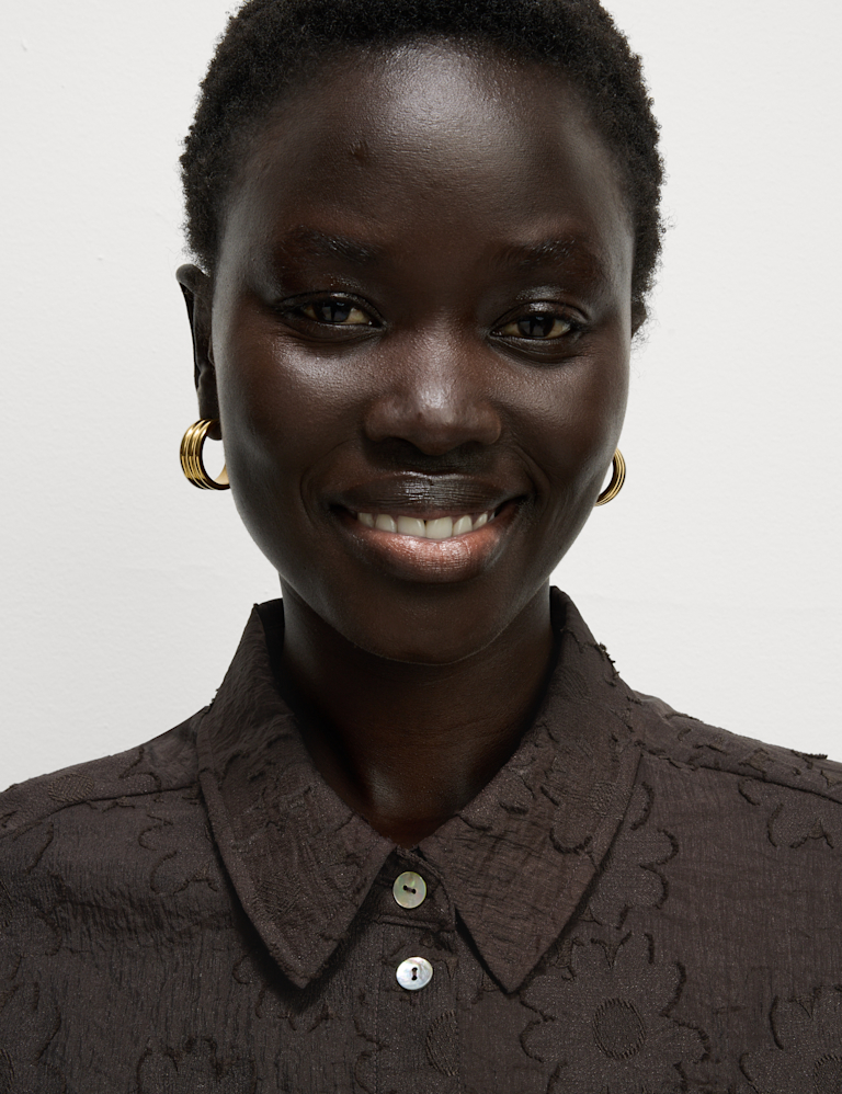 Floral Jacquard Shirt