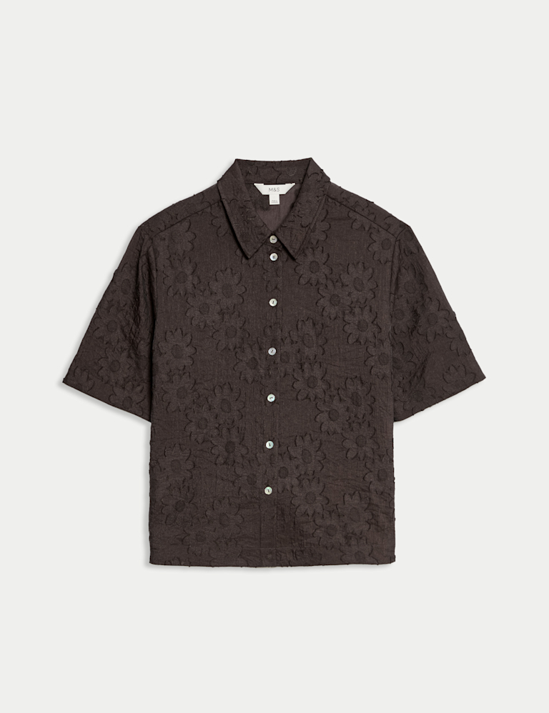 Floral Jacquard Shirt