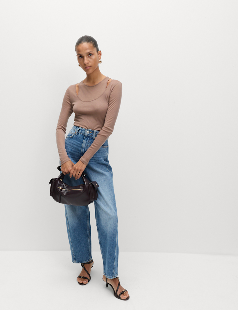 Pure Lyocell Double Layered Top