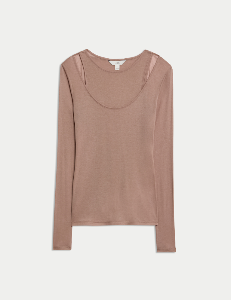 Pure Lyocell Double Layered Top