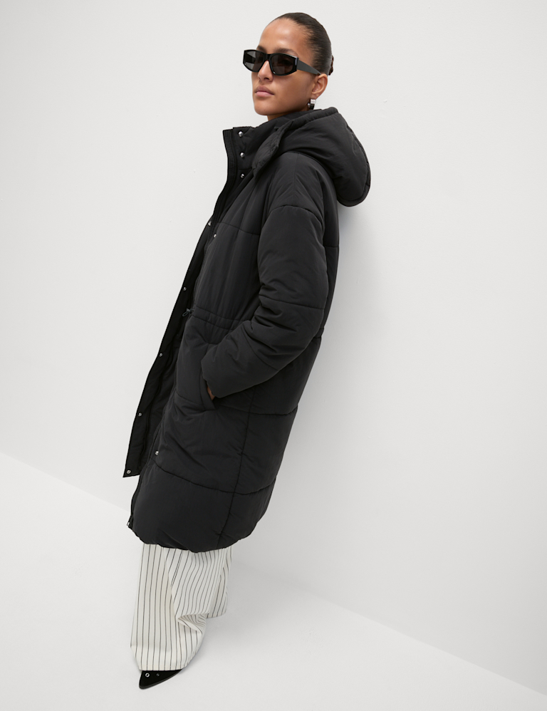 Thermowarmth™ Hooded Longline Puffer Coat