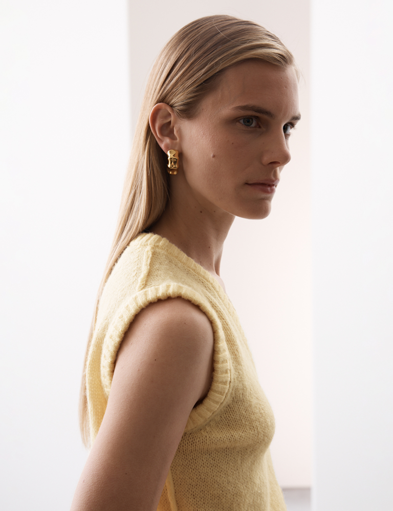 V-Neck Knitted Vest With Cashmere V-Neck Knitted Vest With Cashmere