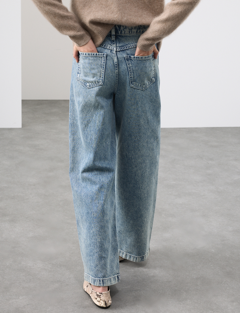High Waisted Wide Leg Jeans