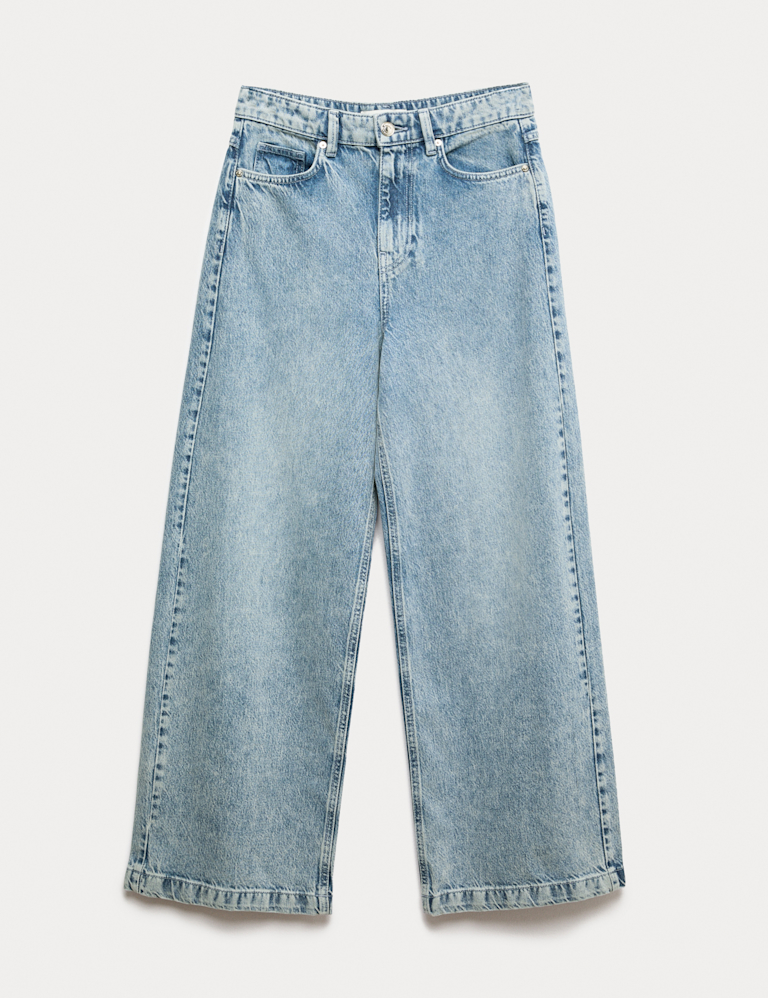 High Waisted Wide Leg Jeans
