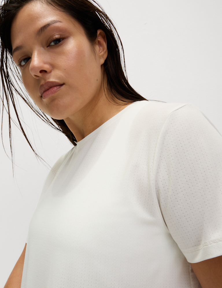 Brushed Crew Neck Relaxed T-Shirt