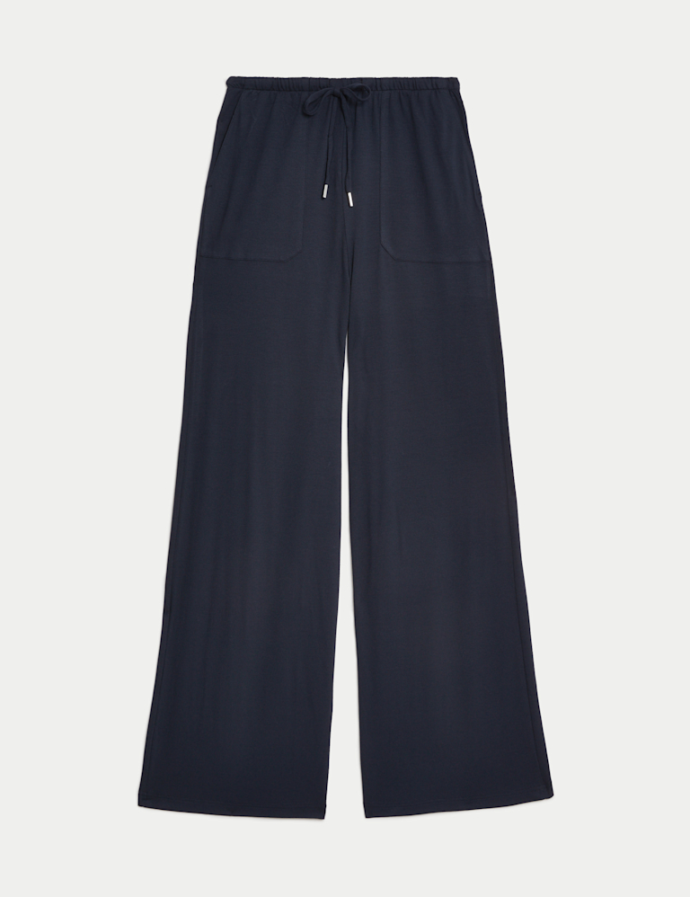 Jersey Wide Leg Trousers