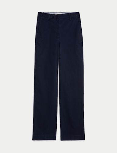 Cotton Rich Straight Leg Chinos