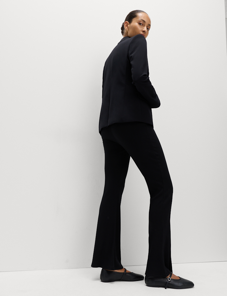 Ribbed Kickflare Leggings