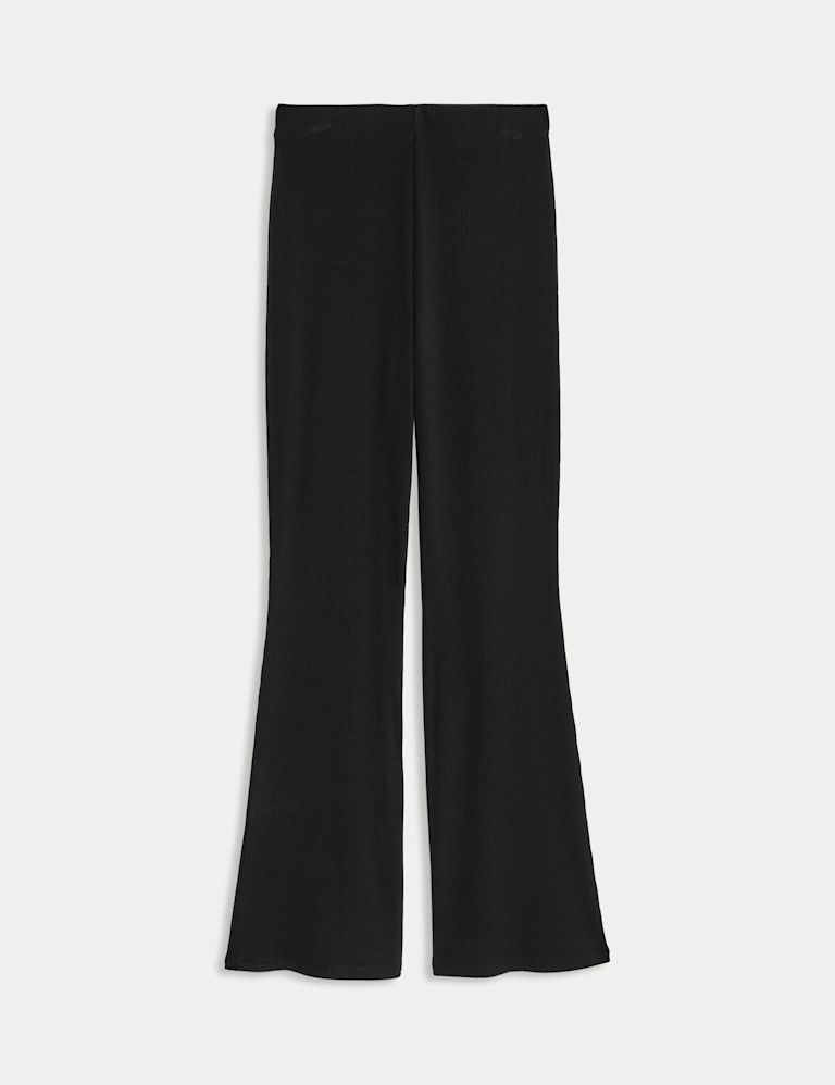 Ribbed Kickflare Leggings